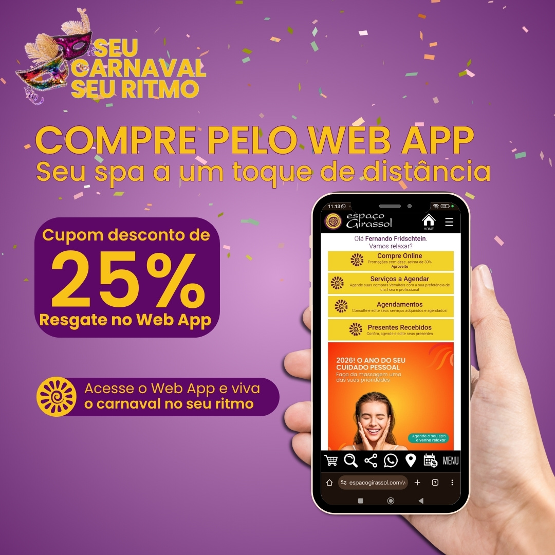 Resgate cupom pelo Webapp!